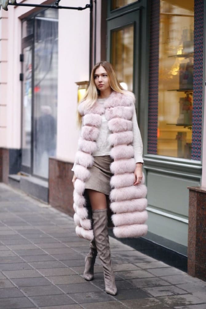 Fur vest 2023: current images for the cold season 1