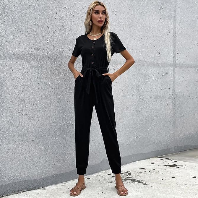 Black women’s jumpsuit: current models of 2023 13