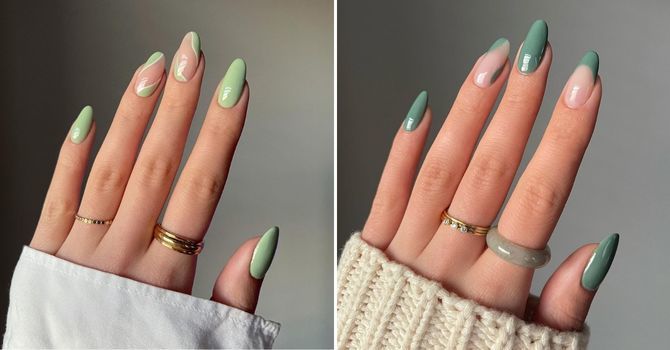 A sage manicure to freshen up your look in 2023 7
