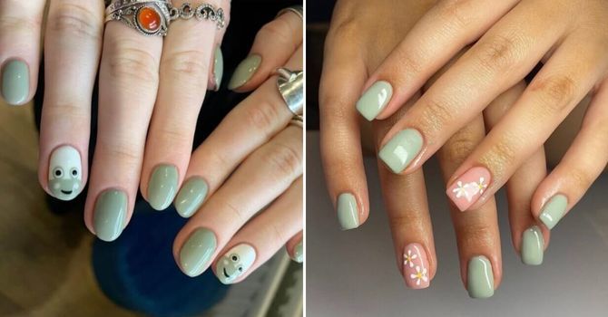A sage manicure to freshen up your look in 2023 14