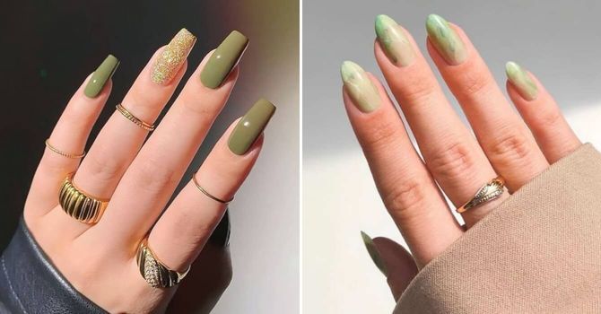 A sage manicure to freshen up your look in 2023 3