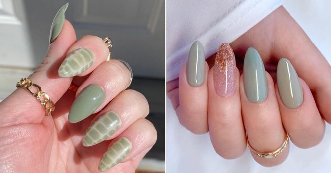 A sage manicure to freshen up your look in 2023 4