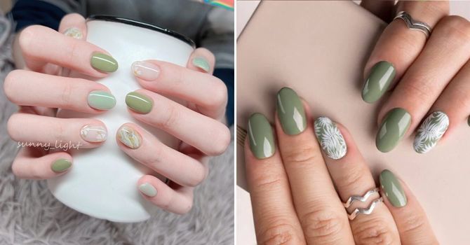 A sage manicure to freshen up your look in 2023 5