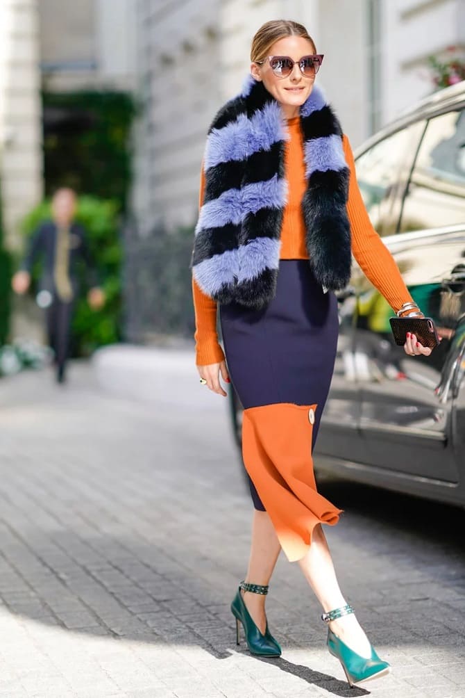 Fashion scarves winter-spring 2023: trendy models 13
