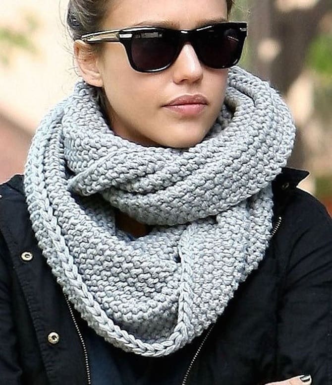 Fashion scarves winter-spring 2023: trendy models 9