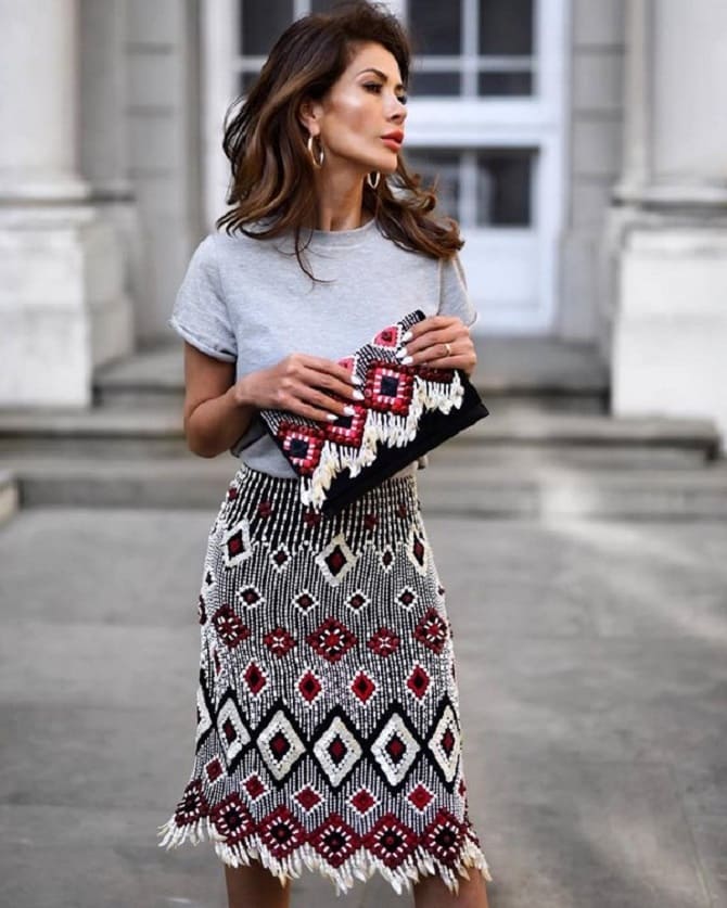 Knitted skirt for winter 2024: how to wear a fashion trend? 7