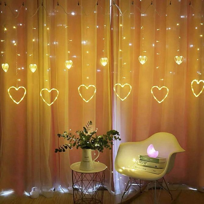 Wie man ein Haus zum Valentinstag dekoriert: einfache Deko-Ideen 2
