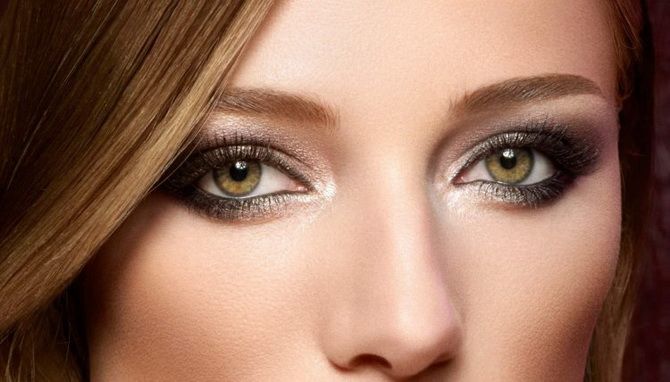 Makeup for green-brown eyes: what color palette to choose? 8