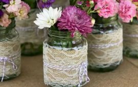 Stilvolles Vasendekor zum Selbermachen: Schaffen Sie ein helles Einrichtungselement