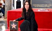 Courteney Cox receives a star on the Walk of Fame in the circle of Jennifer Aniston and Lisa Kudrow
