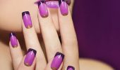 Color french: trendy nail design 2023