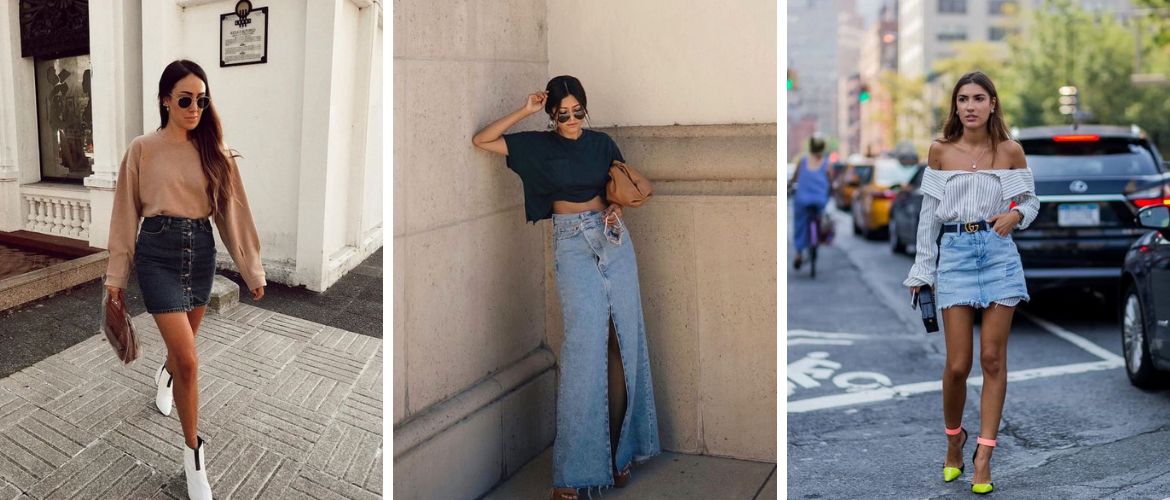 5 trendige Styles von Jeansröcken für den Frühling 2023