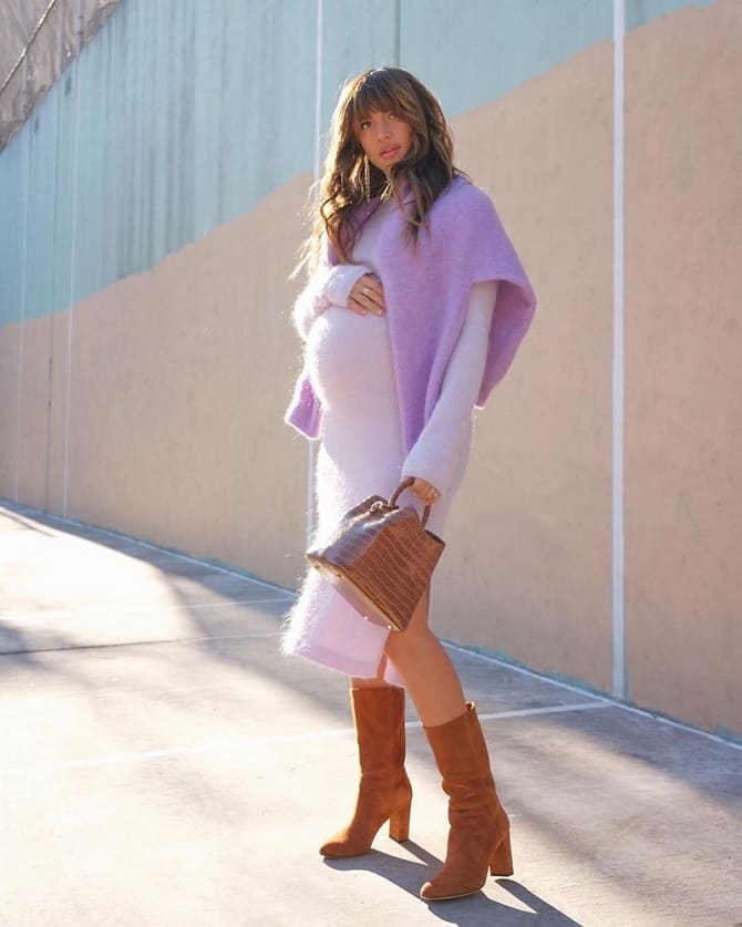 Pregnant dresses 2023: current trends and novelties 6