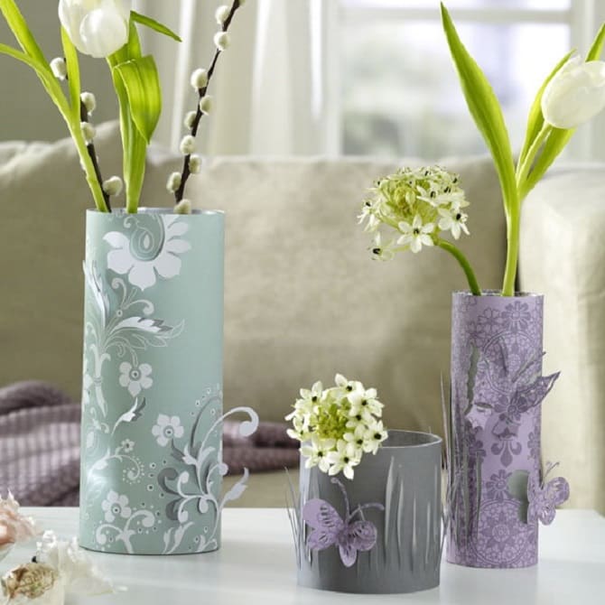 Stilvolles Vasendekor zum Selbermachen: Schaffen Sie ein helles Einrichtungselement 17