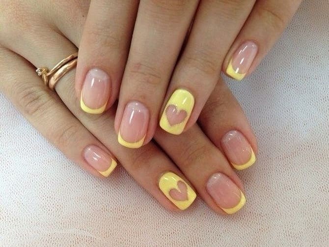 Color french: trendy nail design 2023 15