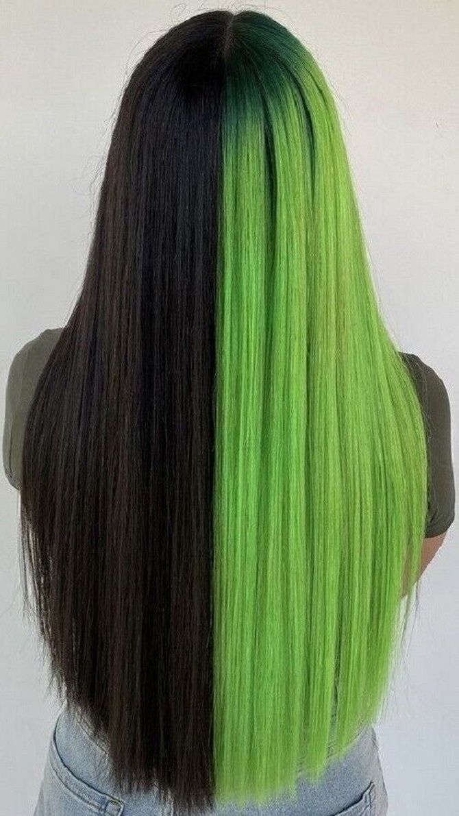 40 идей окрашивания волос в зеленый цвет: как подобрать удачный оттенок 31