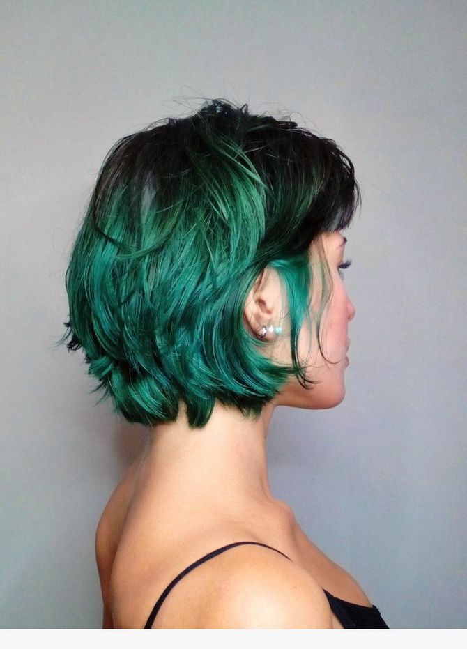 40 идей окрашивания волос в зеленый цвет: как подобрать удачный оттенок 38