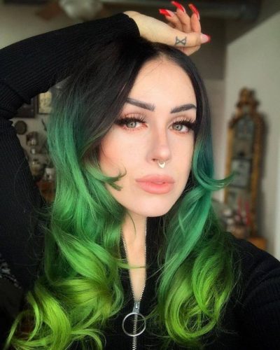 40 Green Hair Color Ideas 2612