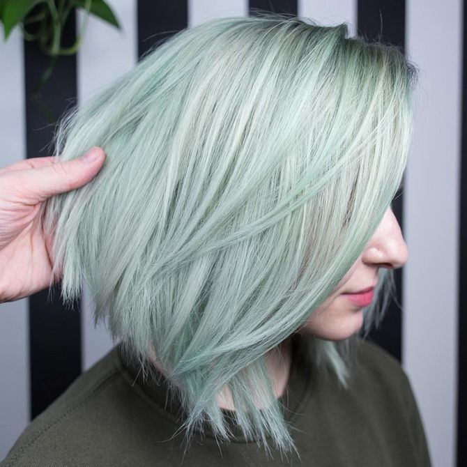 40 идей окрашивания волос в зеленый цвет: как подобрать удачный оттенок 22