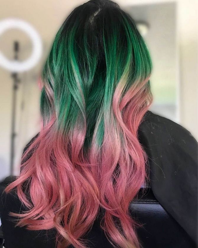 40 ідей фарбування волосся у зелений колір: як підібрати вдалий відтінок 2