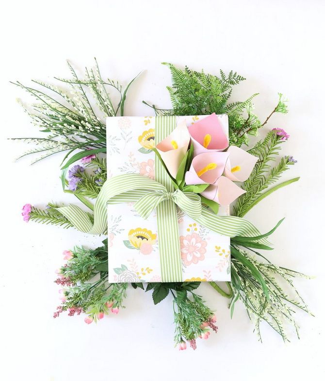 DIY einfache Papierblumen: Basteln für den 8. März für Oma 3