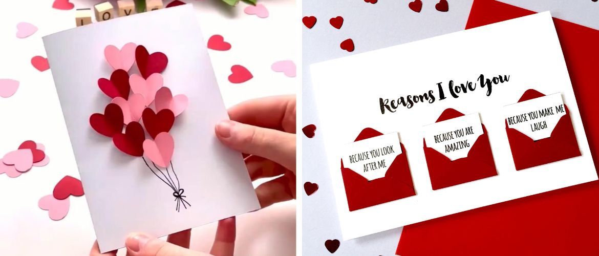 So machen Sie einen Valentinstag mit Ihren eigenen Händen: kreative Ideen für den 14. Februar