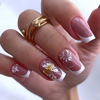 Manicure for March 8: the best ideas with a photo of a beautiful nail design 2