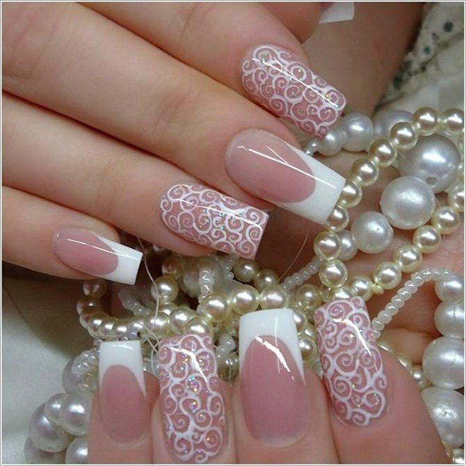 Manicure for March 8: the best ideas with a photo of a beautiful nail design 16