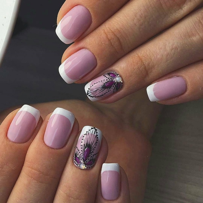 Manicure for March 8: the best ideas with a photo of a beautiful nail design 3