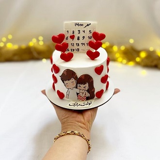 How to decorate a cake for Valentine’s Day: beautiful decoration of sweet gifts 11