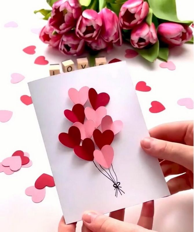 How to make a valentine with your own hands: creative ideas for February 14 4