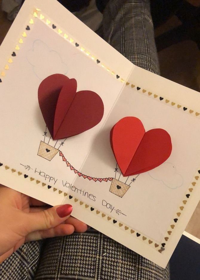 How to make a valentine with your own hands: creative ideas for February 14 5