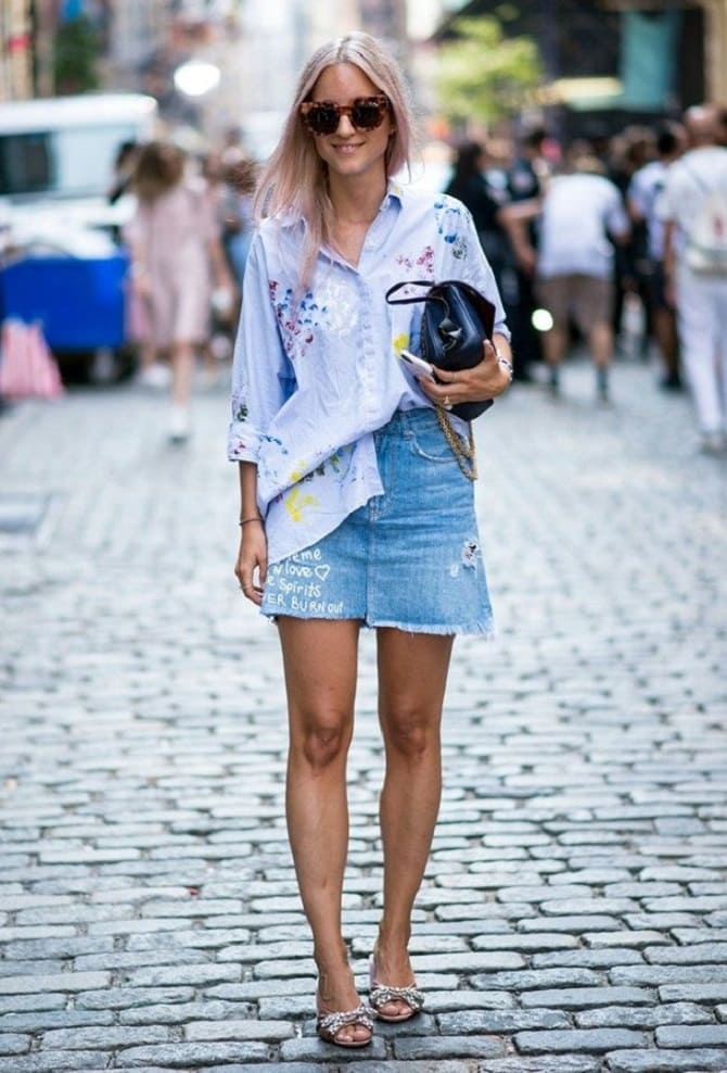 5 trendy styles of denim skirts for spring 2024 11