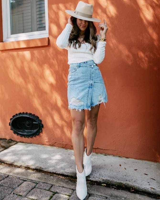 5 trendy styles of denim skirts for spring 2024 13