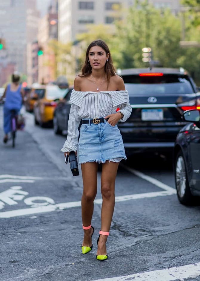 5 trendy styles of denim skirts for spring 2024 15