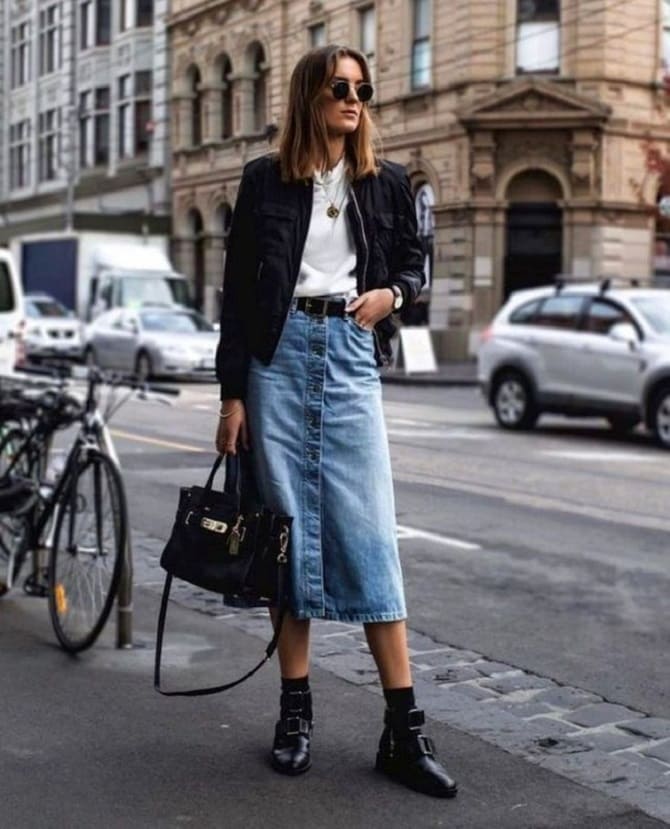 5 модних фасонів джинсових спідниць на весну 2023 4