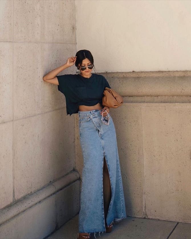 5 trendy styles of denim skirts for spring 2024 5