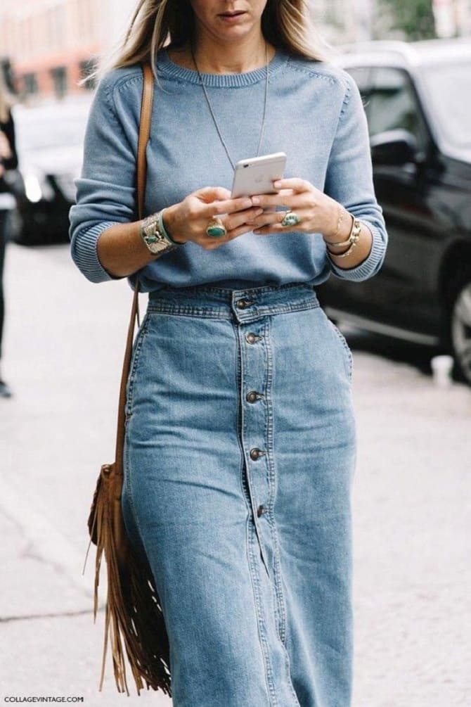 5 trendige Styles von Jeansröcken für den Frühling 2023 8