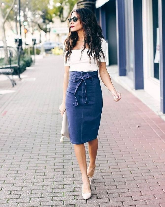 5 trendy styles of denim skirts for spring 2024 9