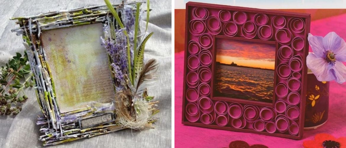 How to make a photo frame with your own hands: creative ideas with a photo (+ bonus video)