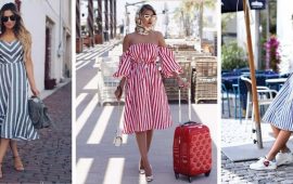 Fashionable striped dresses: the trend of 2023 (+ bonus video)