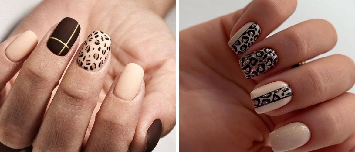 Leopard manicure 2023-2024: current trends in nail design
