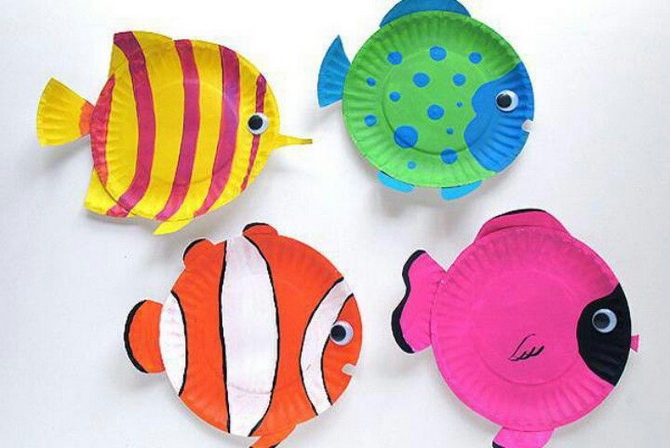 Морские поделки из бумажных тарелок своими руками: мастерим вместе с детками 5