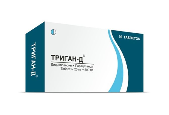 Использование таблеток «Триган-Д» при спастических болях 3