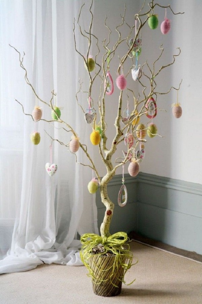 DIY Easter tree: 3 ways to make a beautiful composition (+ bonus video) 2