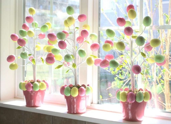 DIY Easter tree: 3 ways to make a beautiful composition (+ bonus video) 1