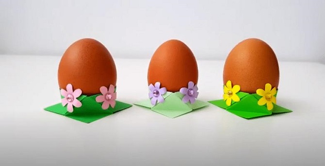 Как сделать подставки для пасхальных яиц своими руками? (+бонус-видео) 10