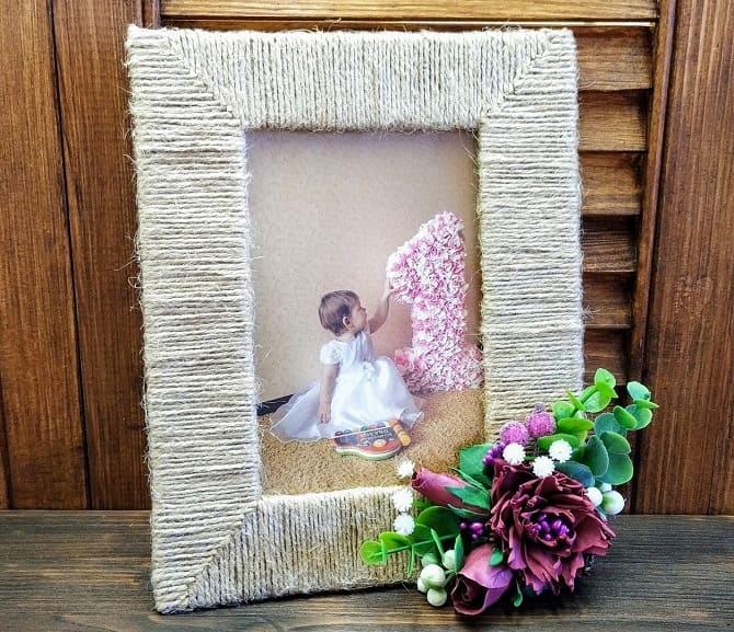 How to make a photo frame with your own hands: creative ideas with a photo (+ bonus video) 13