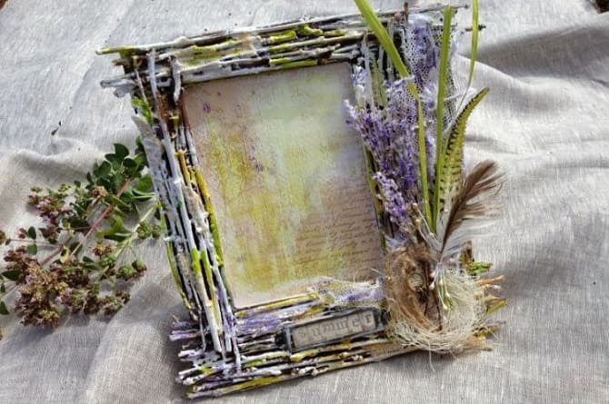 How to make a photo frame with your own hands: creative ideas with a photo (+ bonus video) 10