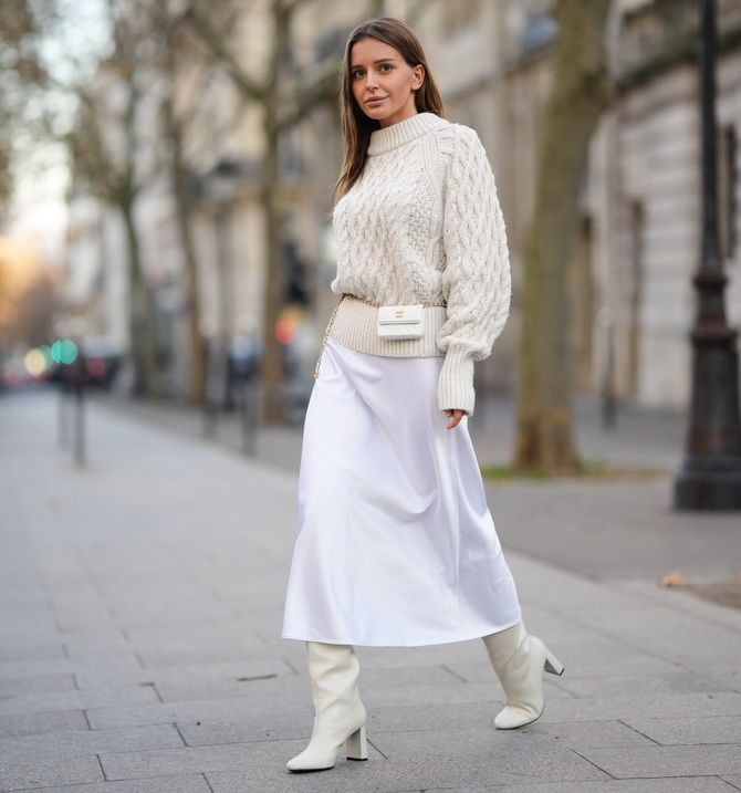 How to Pair a Sweater with a Midi Skirt: Casual Looks (+ Bonus Video) 1